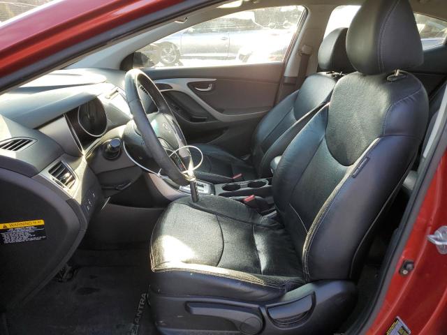  HYUNDAI ELANTRA 2012 Red