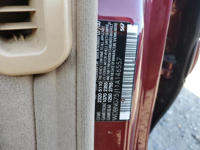 2001 MERCEDES-BENZ S 500  