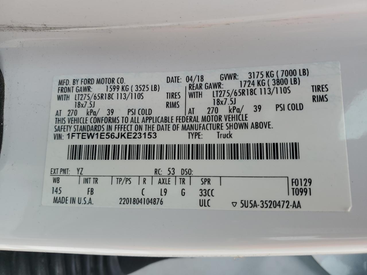 2018 Ford F-150 - Image 12