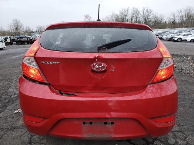  HYUNDAI ACCENT 2012 Red