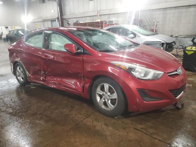  HYUNDAI ELANTRA 2014 Czerwony