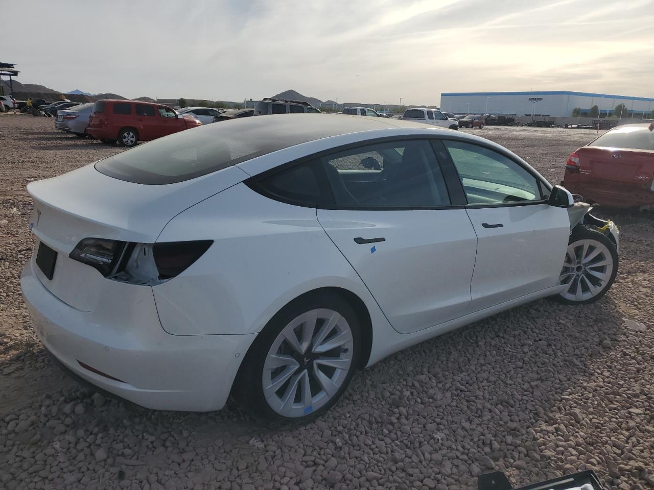 VIN 5YJ3E1EA3MF073165 2021 TESLA MODEL 3 no.3