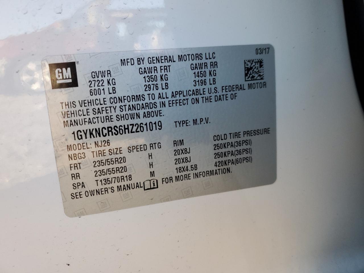 2017 Cadillac XT5 - Image 12