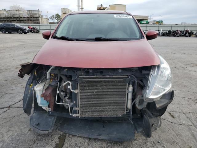  NISSAN VERSA 2018 Red