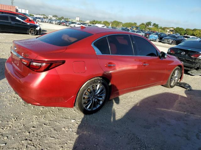  INFINITI Q50 2021 Czerwony