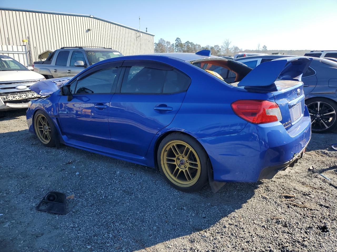 2016 Subaru Wrx blue null gas JF1VA1B67G9806844 photo #3