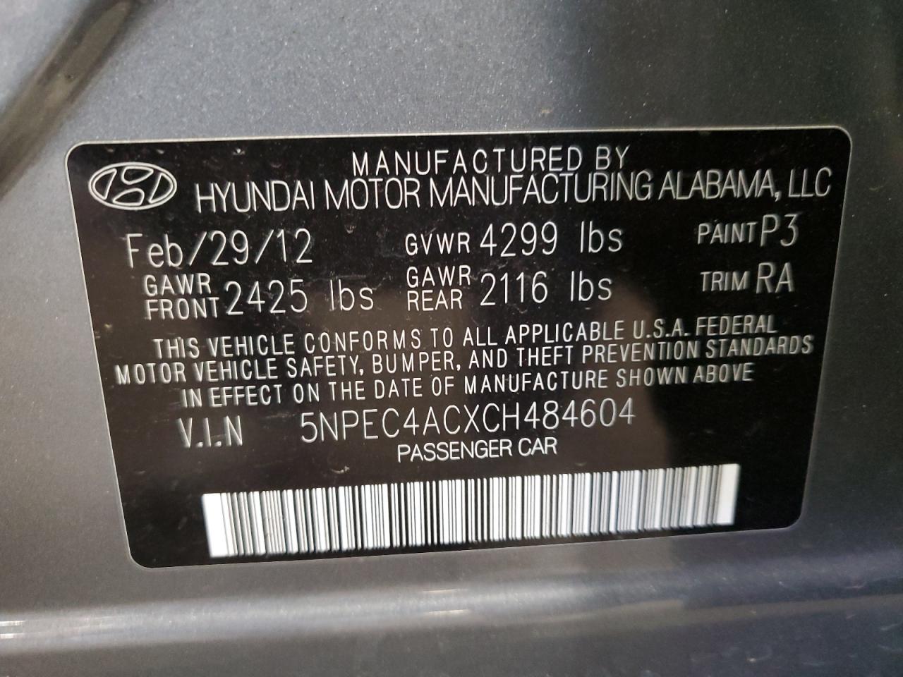 2012 Hyundai Sonata - Image 12
