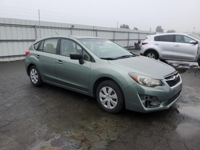  SUBARU IMPREZA 2015 Green