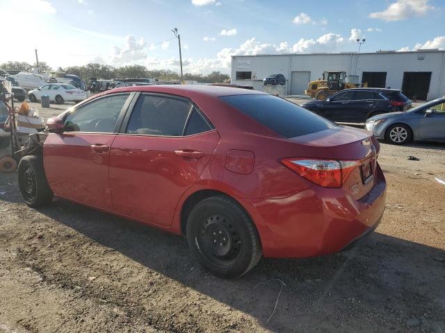  TOYOTA COROLLA 2014 Red