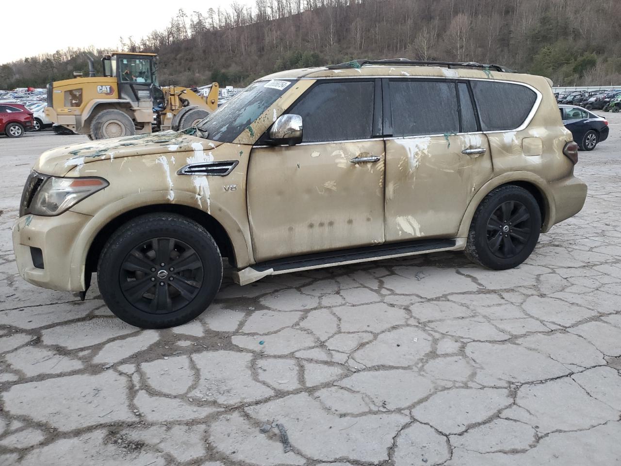 2020 Nissan Armada Platinum for Sale in Hurricane, WV - Burn