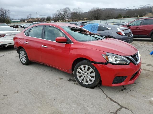  NISSAN SENTRA 2017 Red
