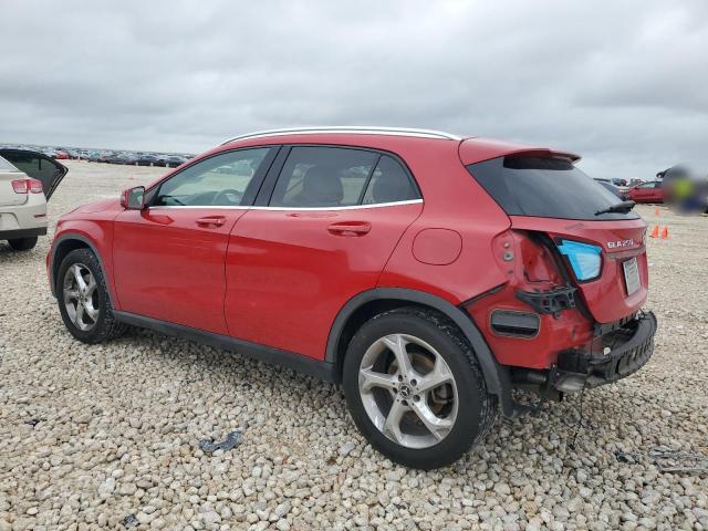  MERCEDES-BENZ GLA-CLASS 2018 Red