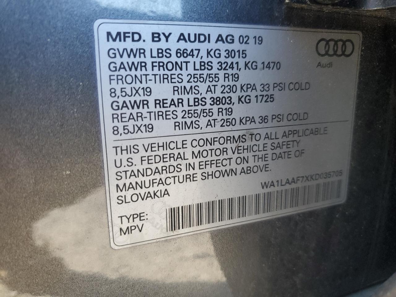 2019 Audi Q7 - Image 14