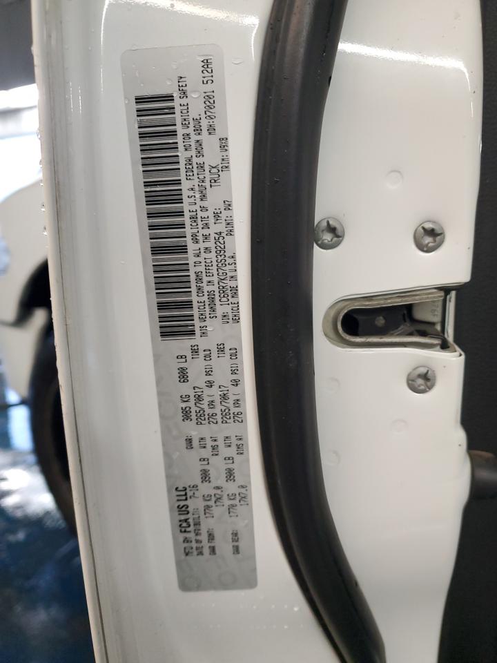 2016 Ram 1500 St VIN: 1C6RR7KG7GS392254 Lot: 82787914