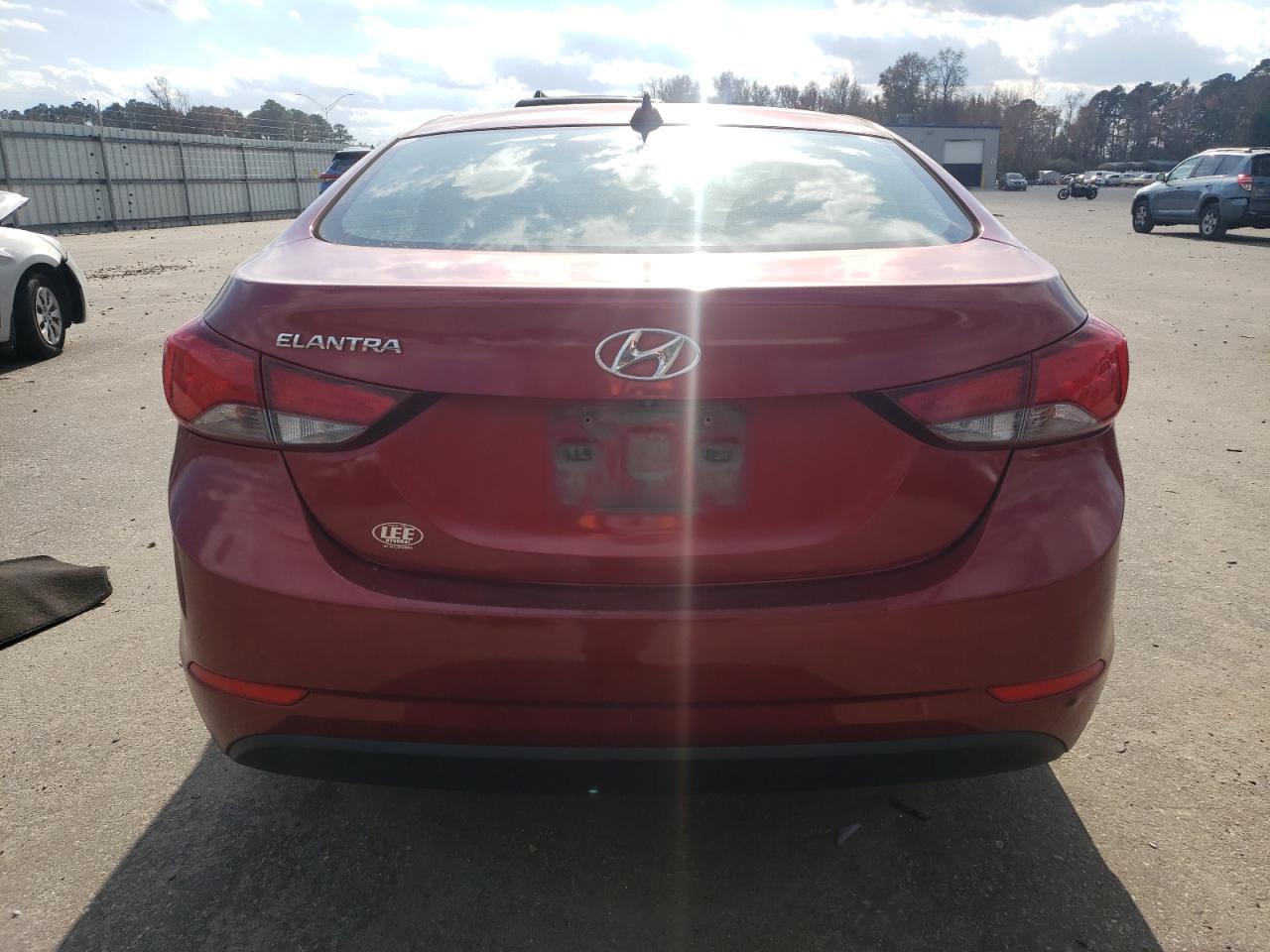 VIN 5NPDH4AE8GH656553 2016 HYUNDAI ELANTRA no.6