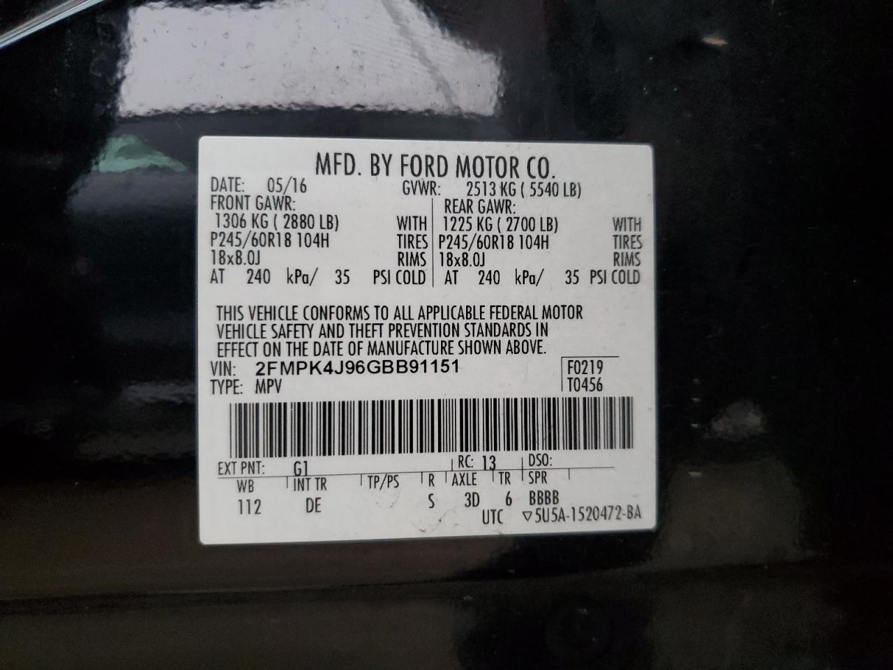 2016 Ford Edge - Image 12