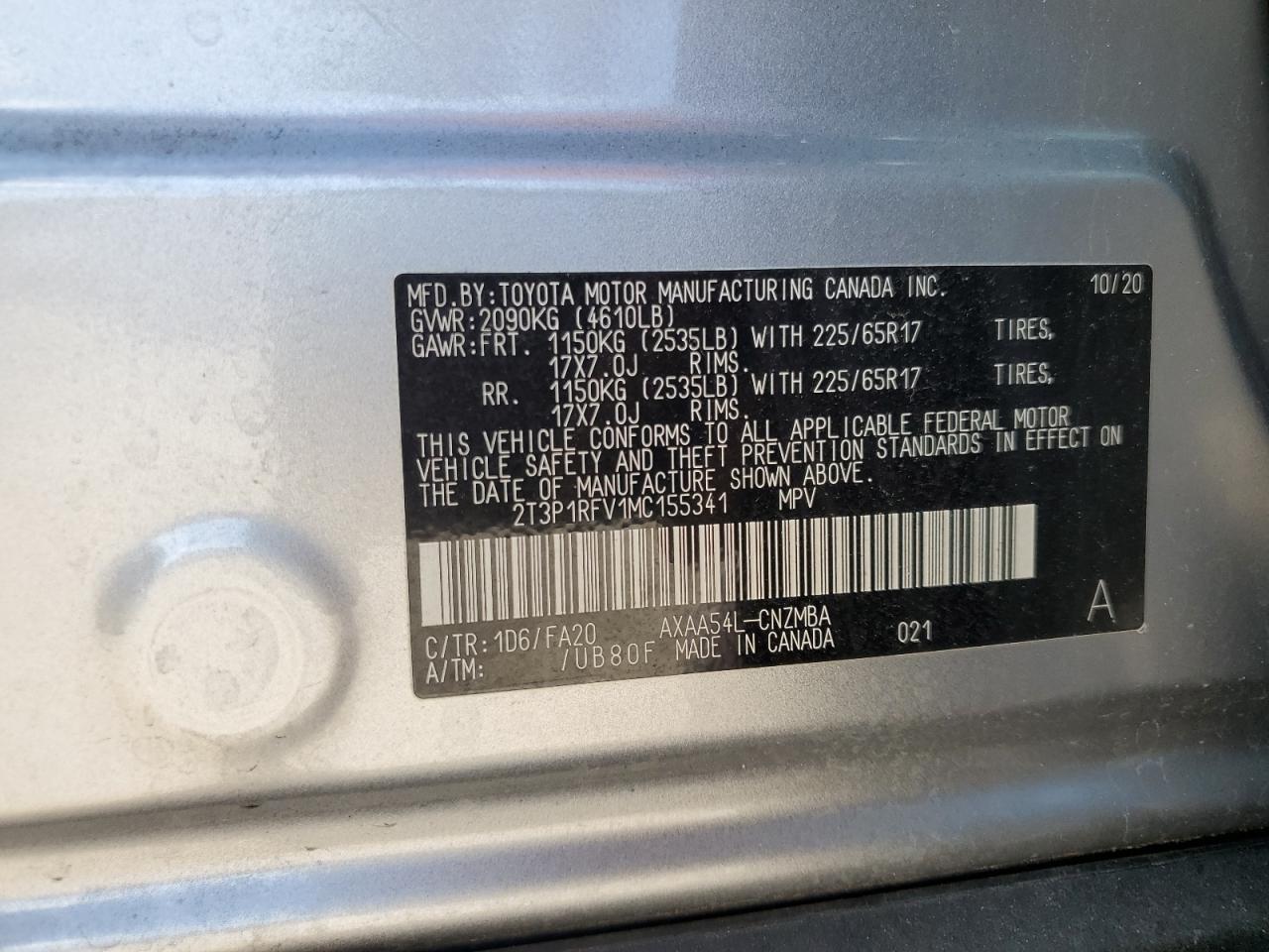 2021 Toyota RAV 4 - Image 16
