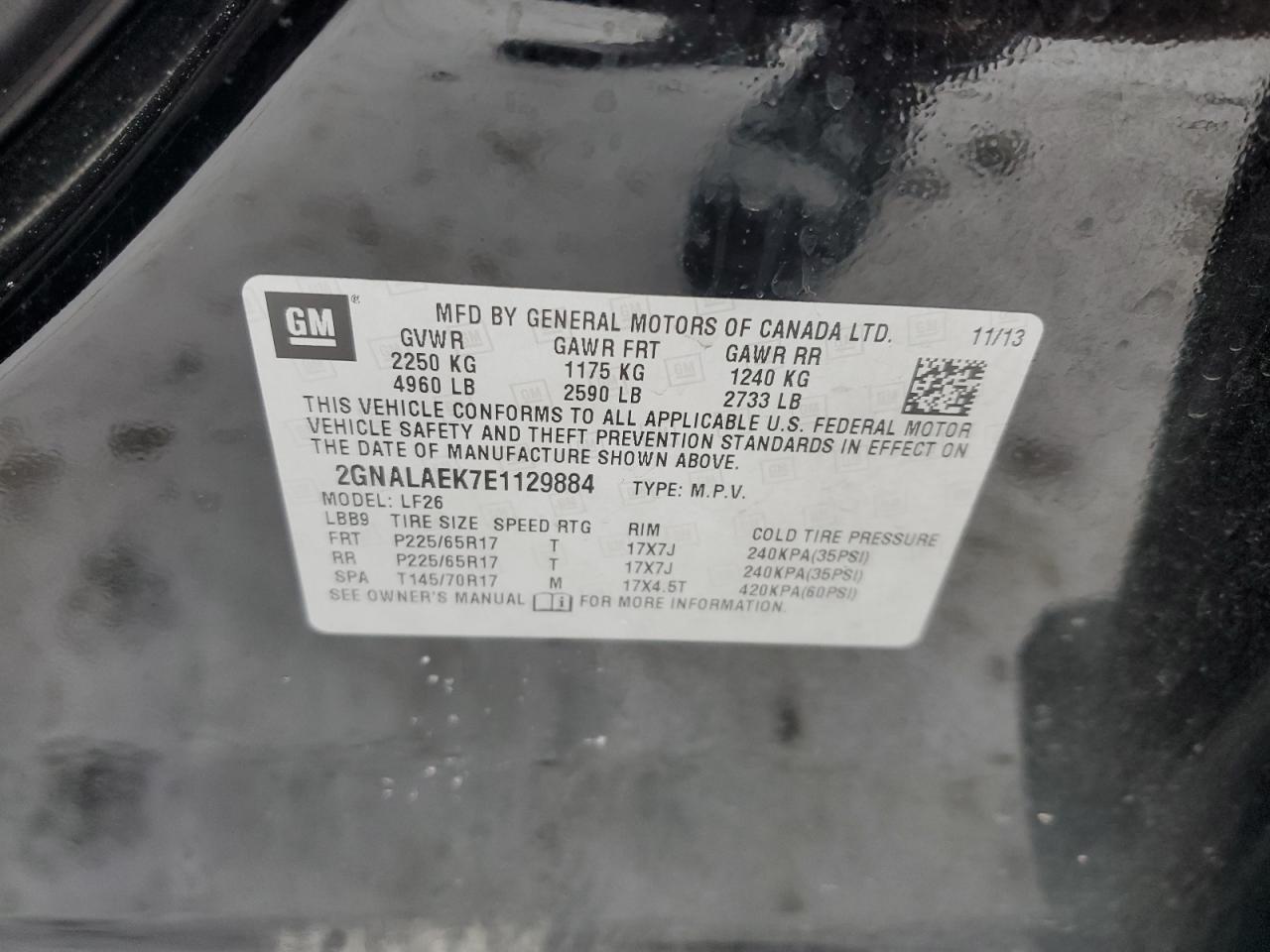2014 Chevrolet Equinox - Image 15
