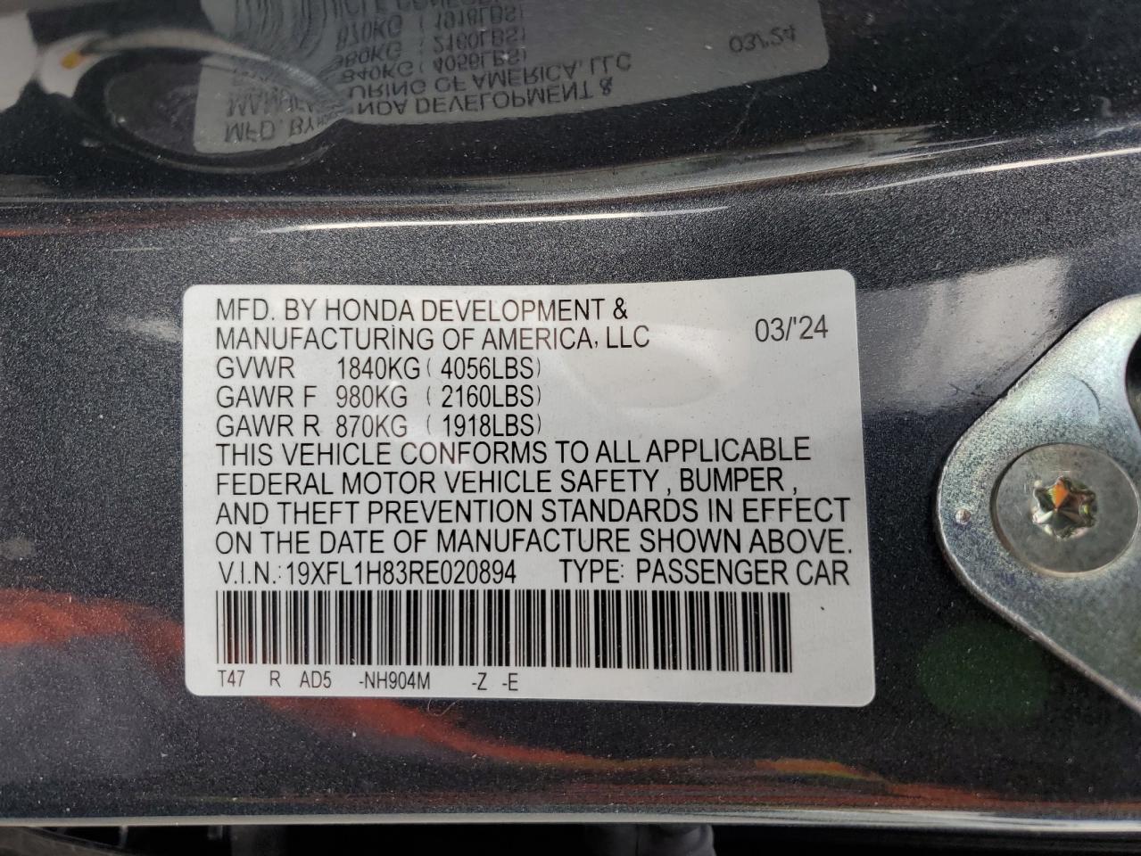2024 Honda Civic - Image 13