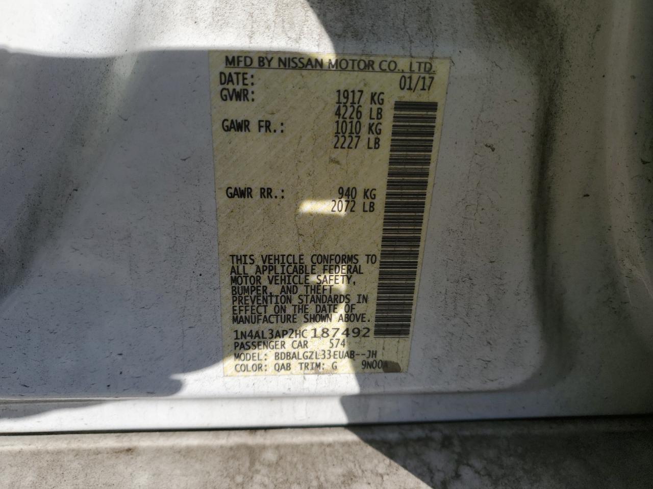 2017 Nissan Altima - Image 14