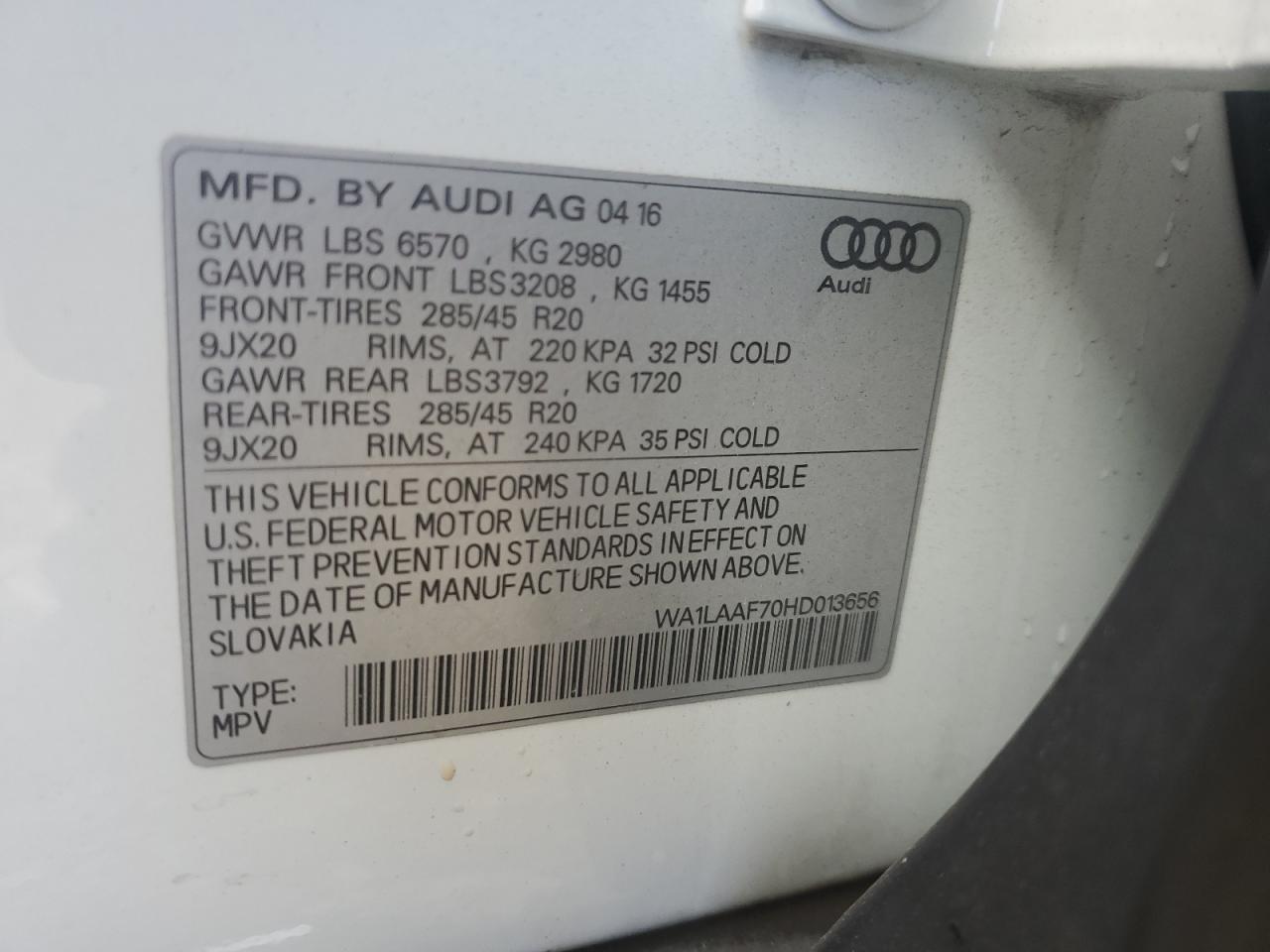 2017 Audi Q7 - Image 13