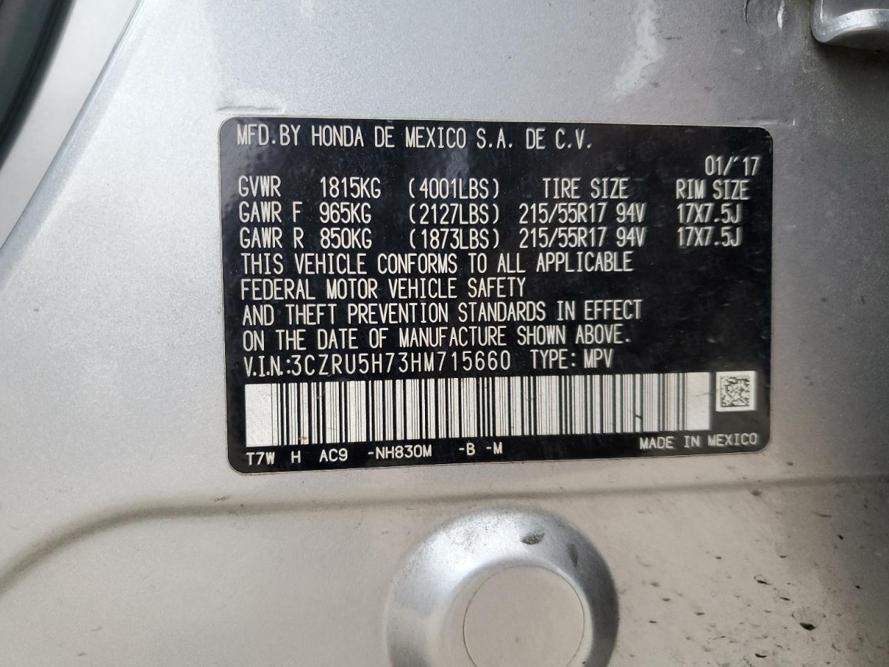 2017 Honda HR-V - Image 14