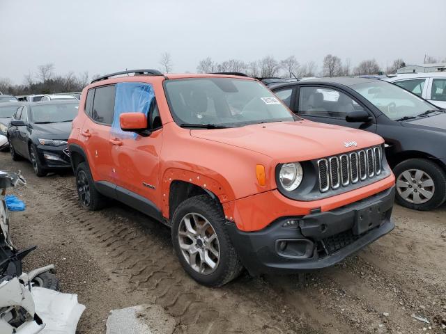  JEEP RENEGADE 2017 Оранжевый