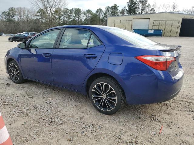  TOYOTA COROLLA 2016 Blue