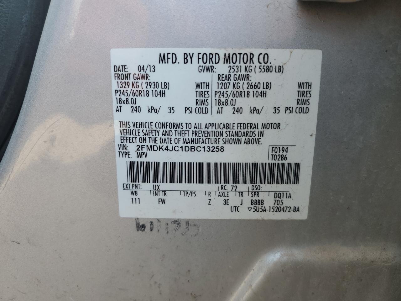 2013 Ford Edge - Image 13