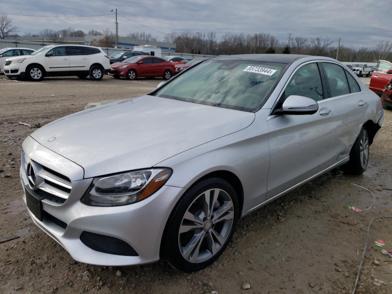 2017 Mercedes-Benz C 300 4Matic na sprzedaż w Louisville, KY - Rear End