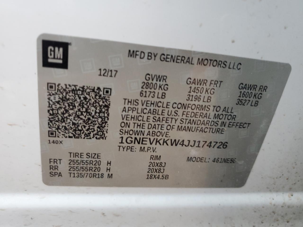 2018 Chevrolet Traverse - Image 13