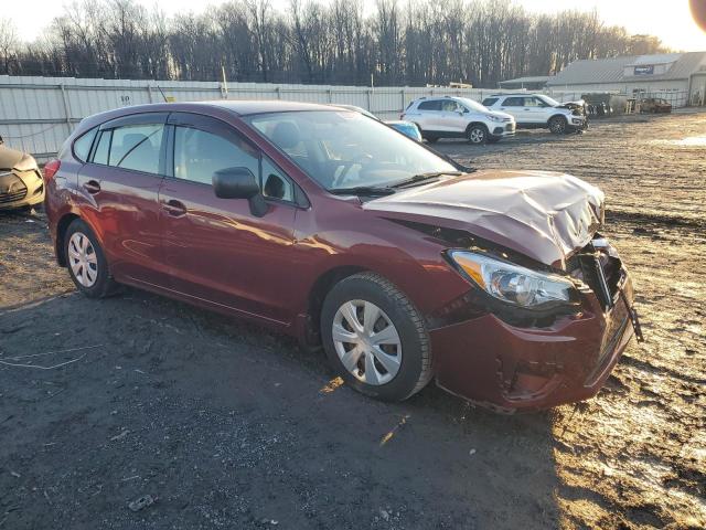  SUBARU IMPREZA 2013 Красный