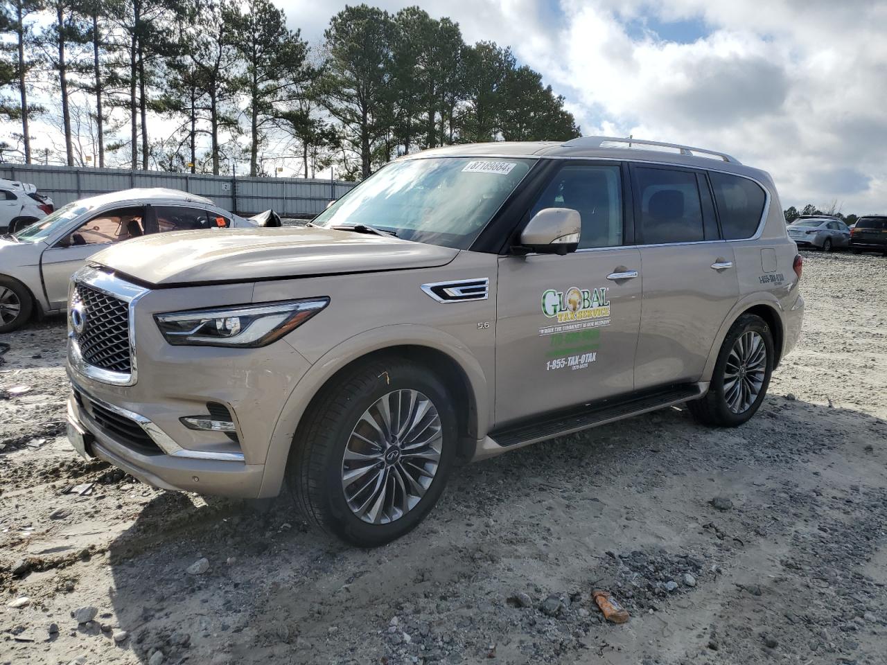 2019 Infiniti Qx80 Luxe VIN: JN8AZ2NFXK9684139 Lot: 87189884