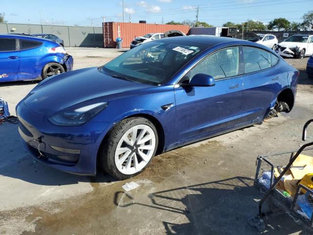  TESLA MODEL 3 2022 Blue