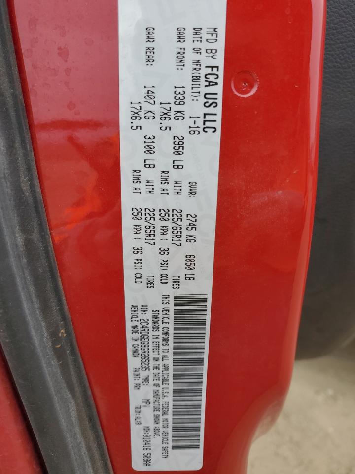 2016 Dodge Grand Caravan R/T VIN: 2C4RDGEG9GR265235 Lot: 86391604