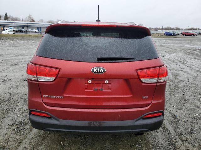  KIA SORENTO 2017 Red