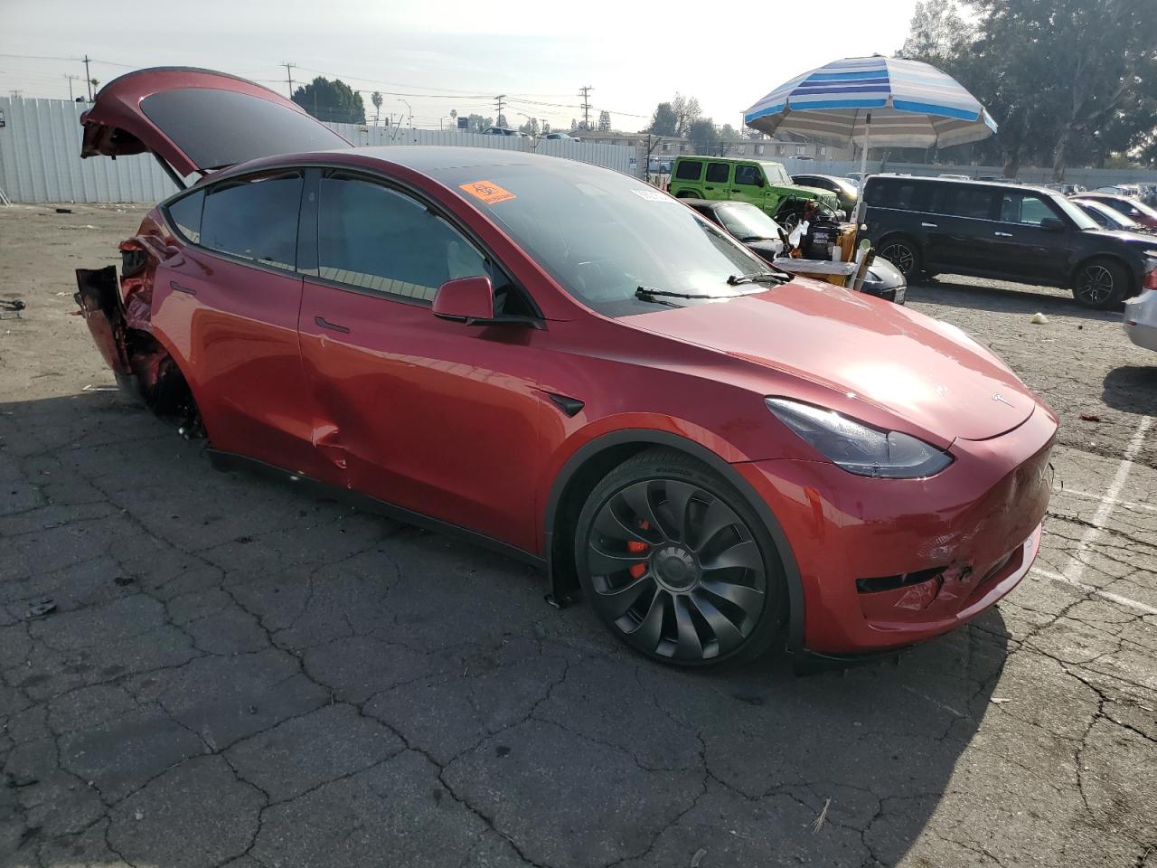 VIN 7SAYGDEF5RF072803 2024 TESLA MODEL Y no.4