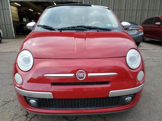 Кабриолеты FIAT 500 2013 Красный