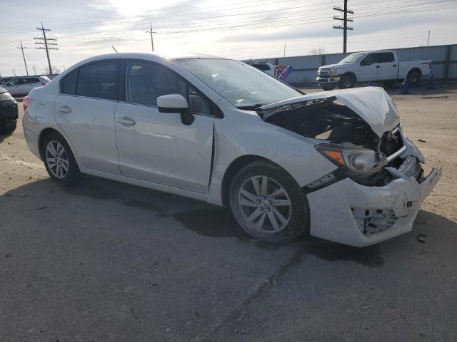 Sedans SUBARU IMPREZA 2016 Biały