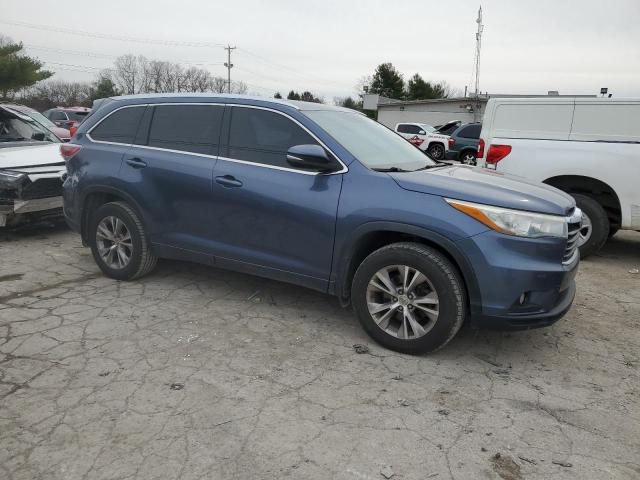 Parquets TOYOTA HIGHLANDER 2015 Blue