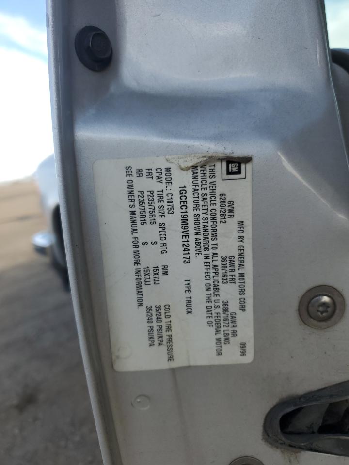 1997 Chevrolet Gmt-400 C1500 VIN: 1GCEC19M9VE124173 Lot: 85503464