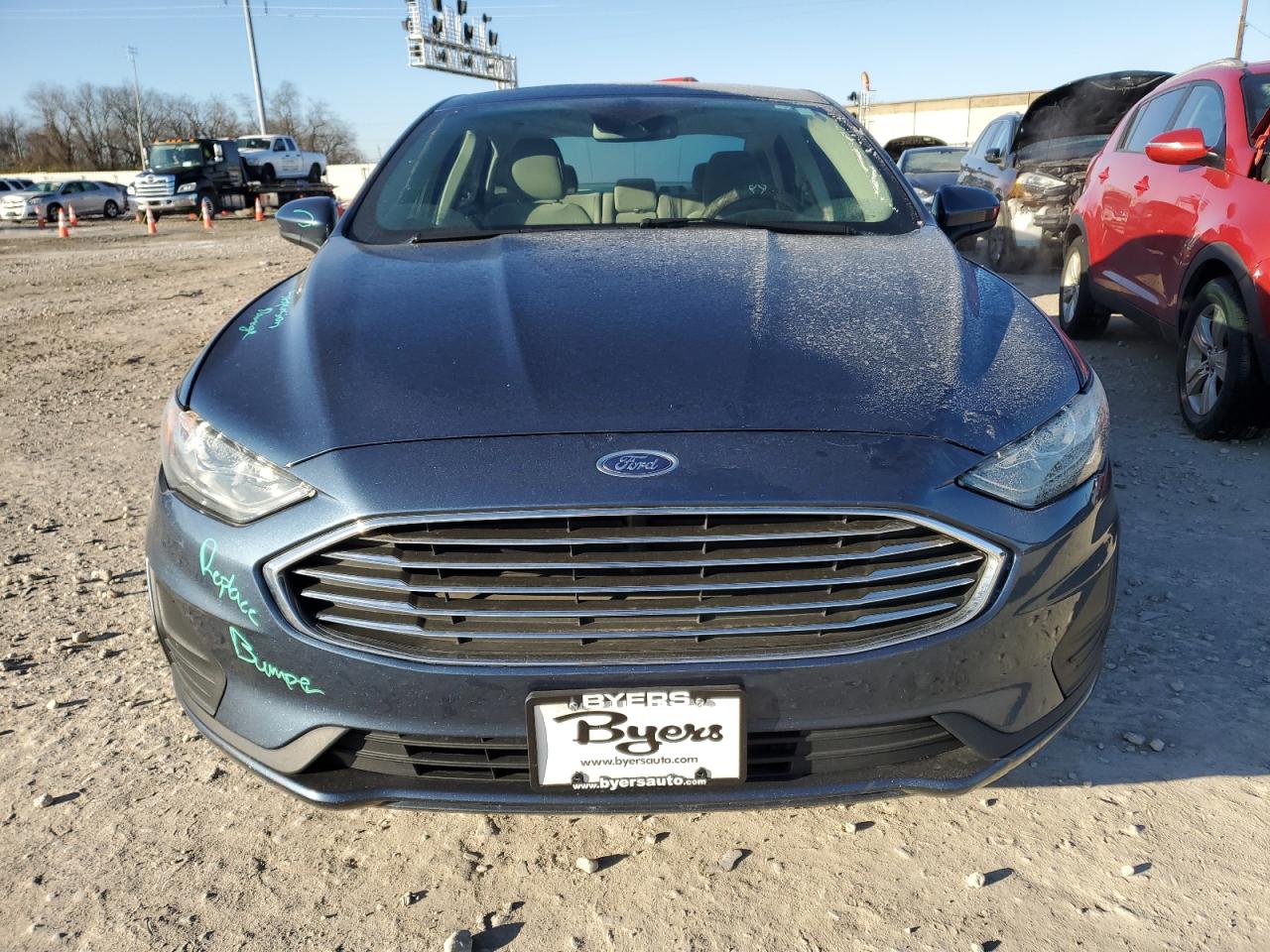 VIN 3FA6P0LU2KR185147 2019 FORD FUSION no.5