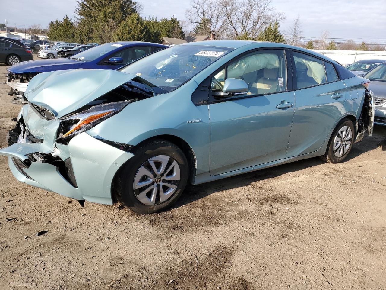 VIN JTDKBRFUXH3045457 2017 TOYOTA PRIUS no.1