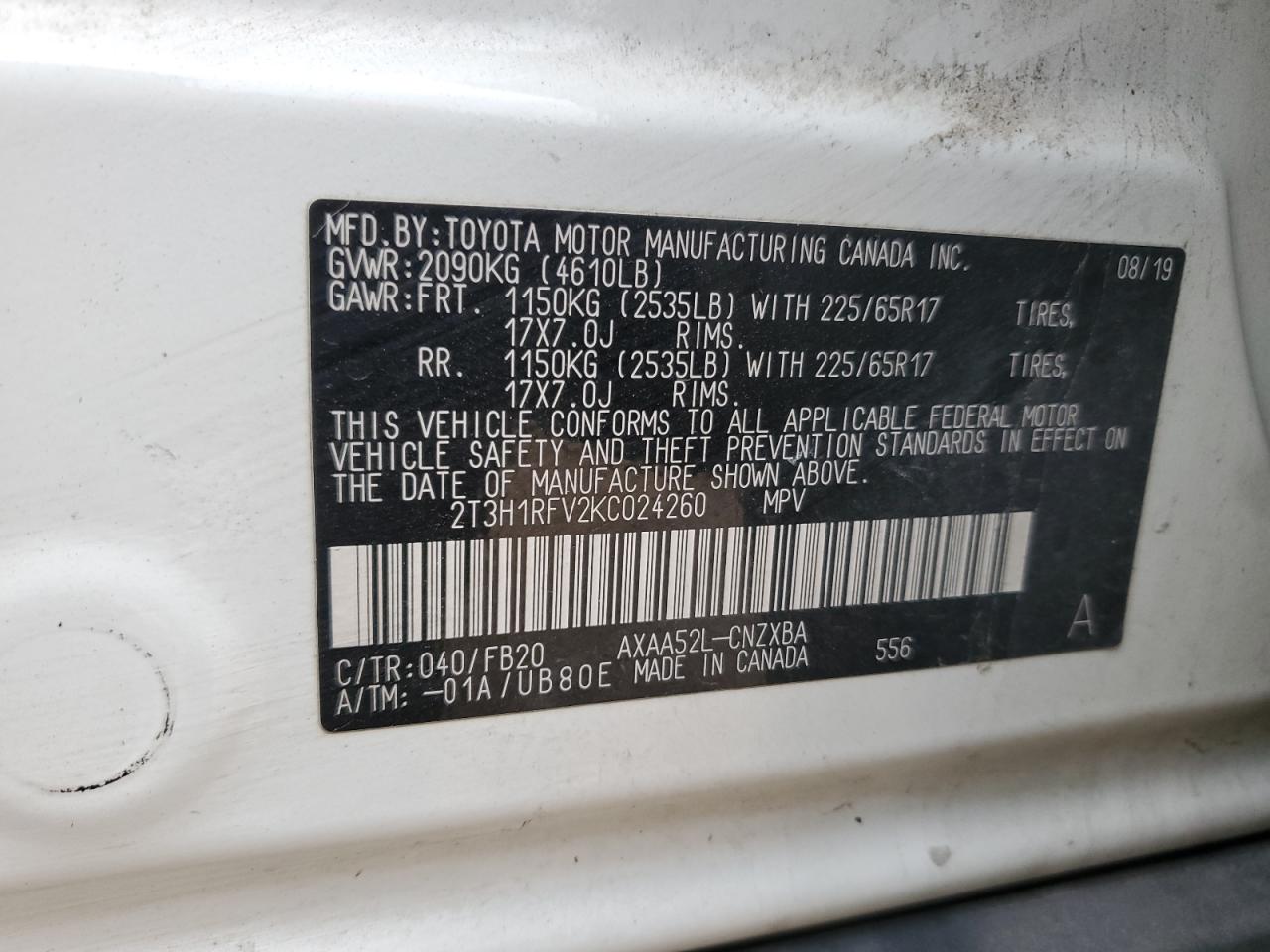 2019 Toyota RAV 4 - Image 12