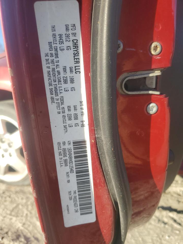 2009 Dodge Caliber Sxt VIN: 1B3HB48AX9D125483 Lot: 50694865