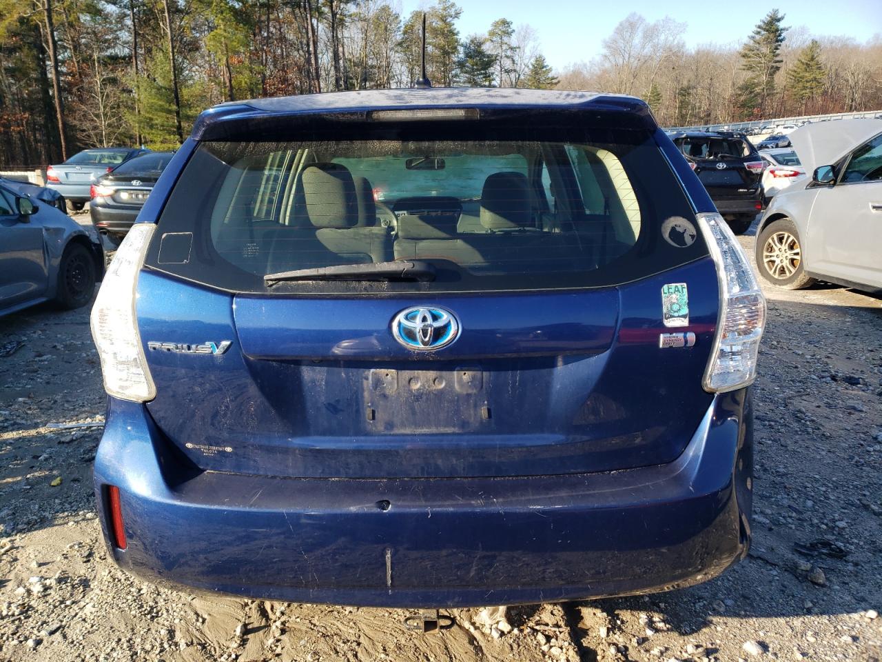 VIN JTDZN3EU3D3259608 2013 TOYOTA PRIUS no.6