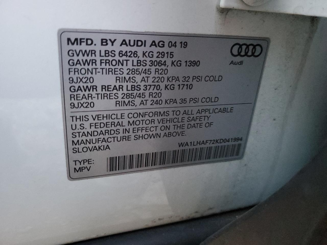 2019 Audi Q7 - Image 15