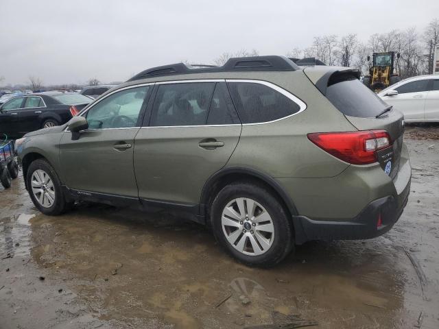  SUBARU OUTBACK 2018 Зеленый