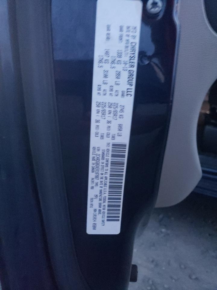 2014 Dodge Grand Caravan Se VIN: 2C4RDGBGXER187887 Lot: 84121954