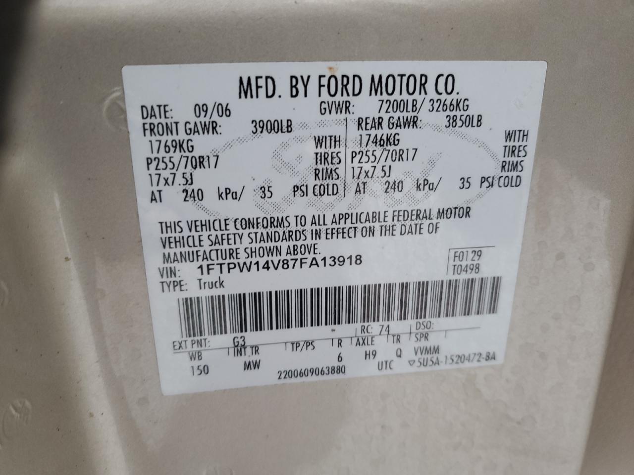 2007 Ford F-150 - Image 13
